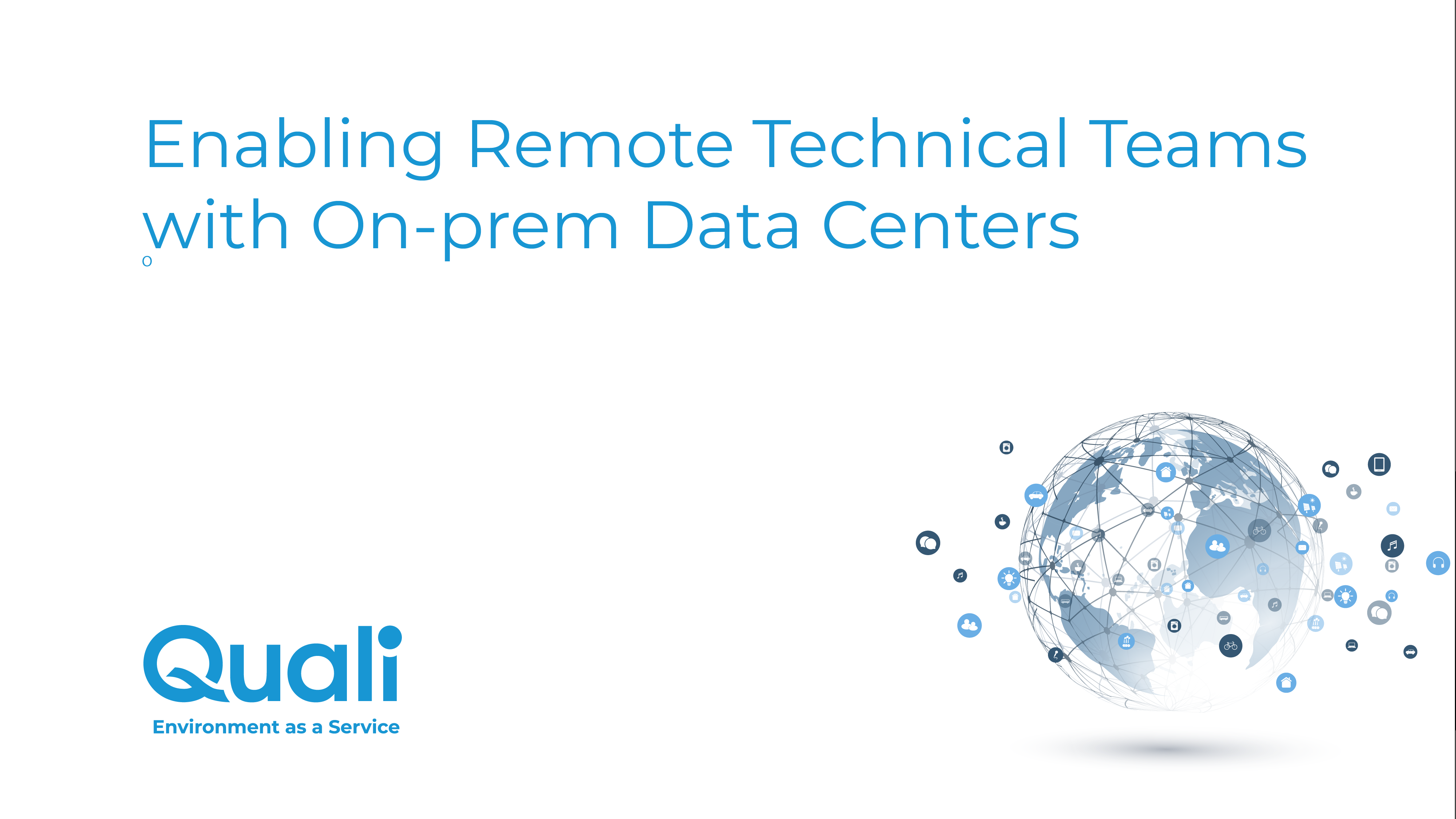 Enable Remote Technical Teams with Onprem Data Centers